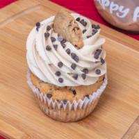 Chocolate Chip Cookie Dough · Buttery brown sugar chocolate chip cake frosted with cookie dough inspired buttercream, choc...
