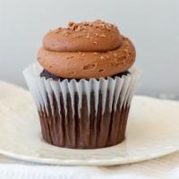 Chocolate Obsession · Chocolate cupcake topped with our rich, creamy chocolate buttercream and covered in dark cho...