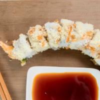 Crunchy Roll · Tempura shrimp, crab meat, avocado, cucumber, and crunchy.