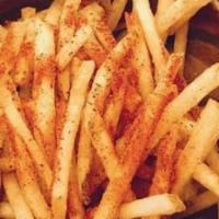 Togarashi Fries · Potato matchstick fries seasoned with togarashi spice.