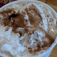 Cinnamon Roll Mocha · White chocolate mocha with cinnamon and vanilla flavor, topped with whipped cream and a spri...