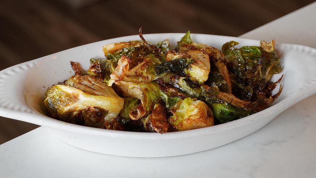Fried Brussels Sprout · Flash fried and salted to perfection. Vegan and gluten-free.