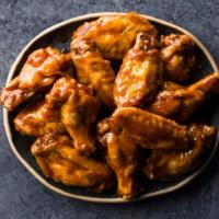 Bone-In Wings 10 Ct · Made To Order And Hand-Tossed In Your Favorite Sauce Or Rub. Choose Between Plain (No Sauce)...