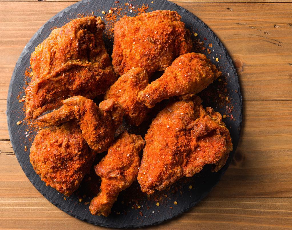 Mixed Fried Chicken 8 Ct · Choose Between Original Recipe,  Or Our Secret Spicy Rub (Our Spiciest Flavor!).