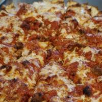 All Meat · Sausage, pepperoni, bacon, ham, and Italian sausage.