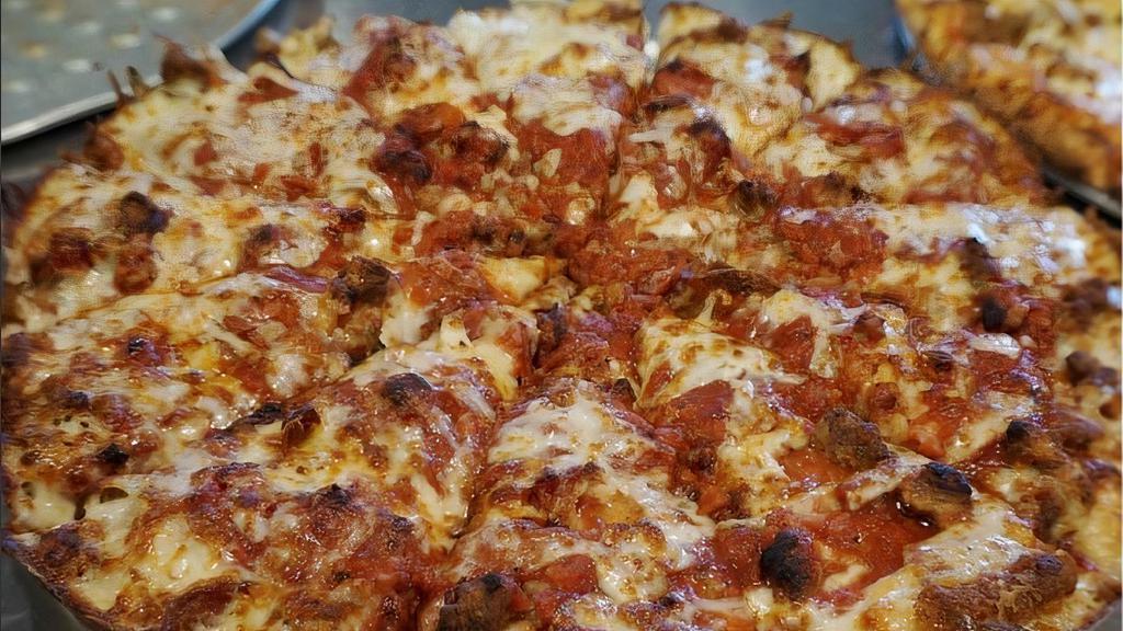 All Meat · Sausage, pepperoni, bacon, ham, and Italian sausage.