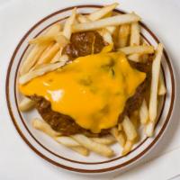 Koney Cheese Fries · With chili and melted cheese.