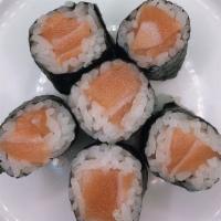 Salmon Roll · Consuming raw or undercooked meats, poultry, shellfish or eggs may increase your risk of foo...