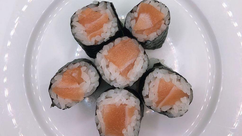 Salmon Roll · Consuming raw or undercooked meats, poultry, shellfish or eggs may increase your risk of foodborne illness.