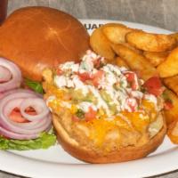 Spicy Chicken Sandwich · All-natural hormone-free chicken breast, fried or grilled chicken, spicy buffalo ranch sauce...
