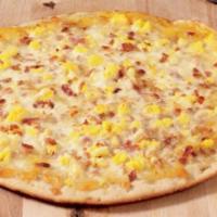 Breakfast Pizza · 350-570 cal. per slice/2080-2190 cal. per whole