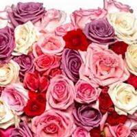 Loving Heart Standing Spray · The fragrant red, pink, white and lavender roses of this beautiful standing spray – created ...