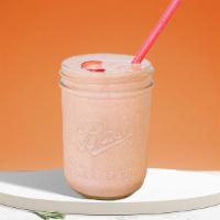 Simpin' On Strawberry Milkshake · Two hearty scoops of strawberry ice cream, milk, and strawberry sauce, blended to delicious ...