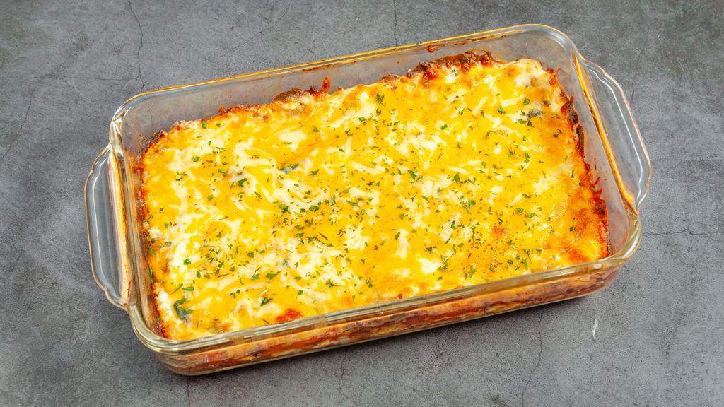 Jalapeño Popper Dip (Whole) · Cream Cheese with chopped bacon, shredded cheese and diced jalapenos.  Topped off with shredded cheese and baked to perfection.