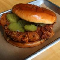 Katsu Chicken Sandwich · Katsu fried chicken breast, panko-breaded and fried to perfection. Topped with sweet chili s...