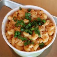 Spicy Mac & Cheese · Elbow macaroni in a house-made cheese sauce with a kick. Tone down the spice by asking for c...
