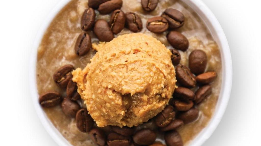 20Oz. - Peanut Butter Mocha · Banana, Iced Coffee, Mocha Latte, Almond Milk, Peanut Butter, and Gluten-Free Oats. 550 cal.