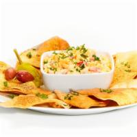 Spicy Pimento Cheese · Grated sharp cheddar, mayo, jalapenos, diced roasted red peppers, and a hint of tabasco. Veg...