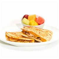 Turkey Melt · Seasoned grilled turkey and cheddar on griddled pita served with your choice of Homemade Side.