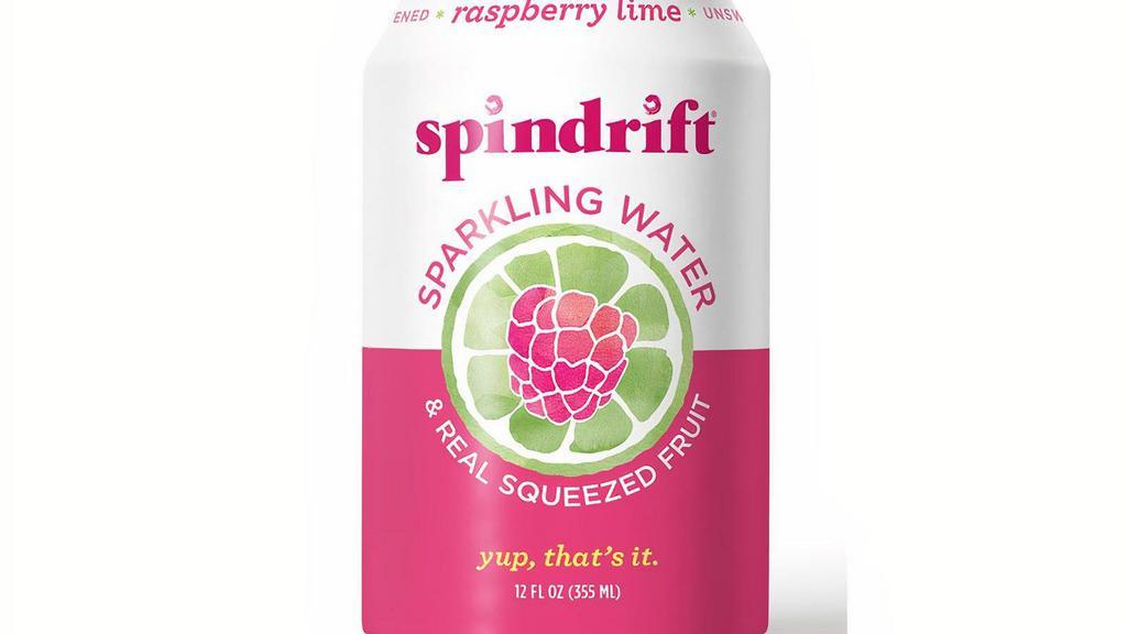 Spindrift - Raspberry Lime · Sparkling water with a touch of real raspberry and lime juices.