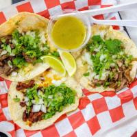 Street Taco (1) · One taco with onion & cilantro.
