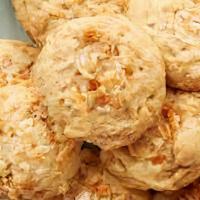 Toffee Coconut · Toffee and coconut cookie