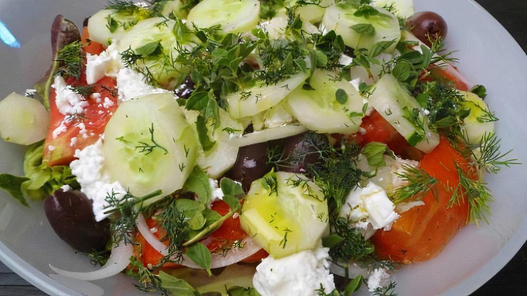Greek Salad · Denotes vegetarian selections.