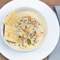 Chicken Wild Rice Soup · scratch made and delicious