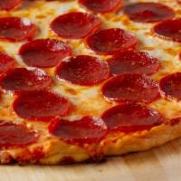 Double Pepperoni · Double the pepperoni — baked over and under the cheese.