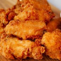 10 Pcs Traditional Wings · Lightly breaded and seasoned. Served with your favorite sauce on the side. Add additional sa...