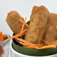Fried Spring Rolls · Popular. Thai style spring rolls stuffed with transparent noodles and vegetables served with...