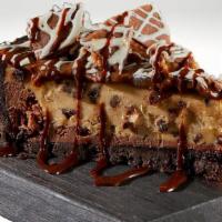 Reese'S Peanut Butter Pie · Creamy peanut butter mouse and silky milk chocolate, cookie crust, topped with chocolate, ca...