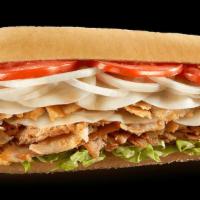 Double Chicken Cheese Steak · Double chicken & provolone cheese with lettuce, onions, tomatoes, salt