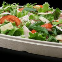 Club · Ham, turkey breast, provolone cheese, spring mix, onions, tomatoes, oregano & your choice of...