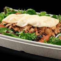 Chicken Cheese Steak · Chicken, provolone cheese, spring mix, onions, tomatoes, salt & your choice of dressing
