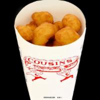 Large Wisconsin Cheese Curds  · Fries and curds will now be bagged and ready at pick-up time. If you would prefer to wait an...