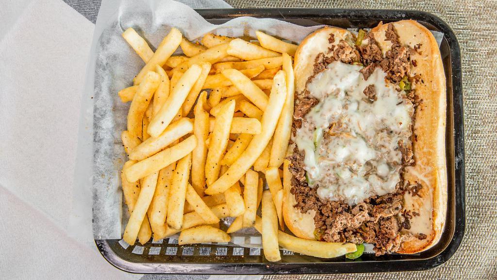 Cheese Steak · 100 percent steak with choice of cheese.
