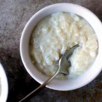 Rice Pudding · Homemade rice pudding with a touch of cinnamon