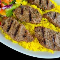 Impossible™ Kefta Kabob Entree (New) · Our new flame-grilled Kefta Kabob made from plants and a special blend of fresh herbs and sp...