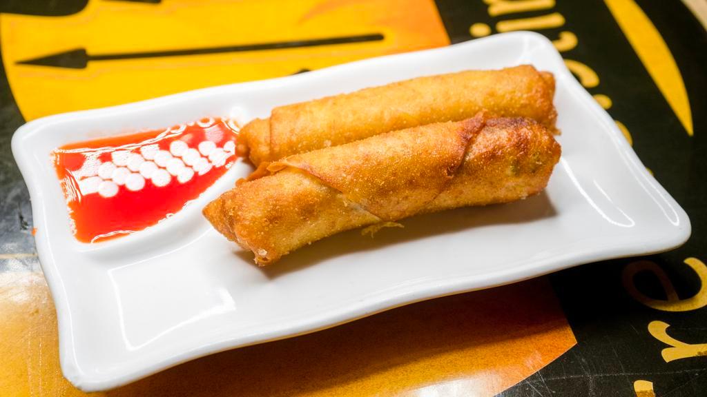 Egg Roll · Two pieces.