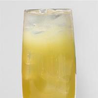 Mango Matcha Jeweled Lemonade  · Delicious all natural mango puree mixed with matcha and homemade lemonade.
