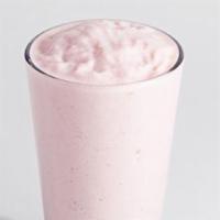 Strawberry Bliss · Real strawberries, yogurt, and vanilla cream blended into the perfect frozen treat. Coffee-f...