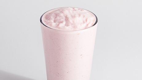 Strawberry Bliss · Real strawberries, yogurt, and vanilla cream blended into the perfect frozen treat. (coffee-free)
