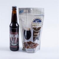 Root Beer & Pretzels · Two Chicago Style Root Beer  or Ginger Beer with two Craft Beer pretzel pieces bags : Pilsne...