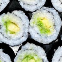 Avocado Roll · seaweed, white rice, avocado (double), + your choice of one sauce