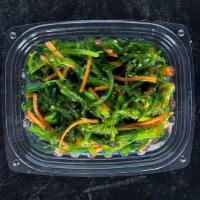 Seaweed Salad · Our traditional seaweed salad seasoned with sesame oil and vinegar dressing. Topped with ses...