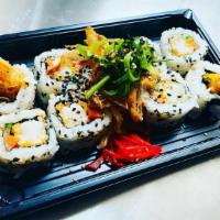 Shrimp Tempura · For you, seafood lovers, our tasty shrimp tempura sushi roll, comes with your own choice of ...