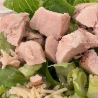 Door Dash - Salads Chicken Caesar Salad · Romain Lettuce, Parmesan, Croutons, Chicken, Caesar Dressing