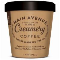 New Main Ave Creamery Coffee 16Oz · Introducing our new super premium ice cream brand!