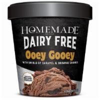 Homemade Dairy Freedairy Free - Ooey Gooey (Chocolate Caramel Brownie) 16 Oz · 